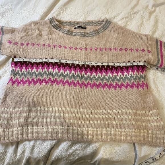 Solutions Quincy Feather Fair Isle Sweater size L - Picture 11 of 14